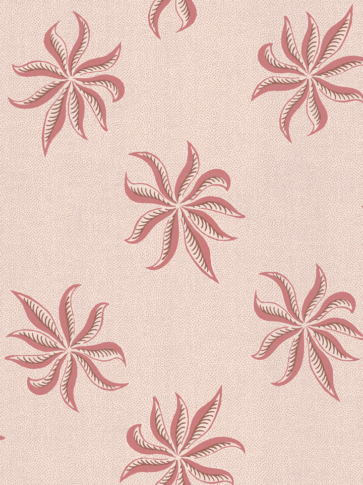 'Dot Frisée' Linen Fabric by Clare V. - Rouge Petal