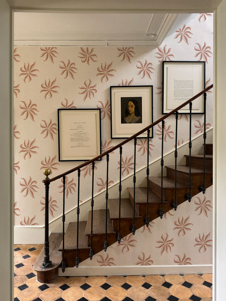 'Dot Frisée' Wallpaper by Clare V. - Clay Cream