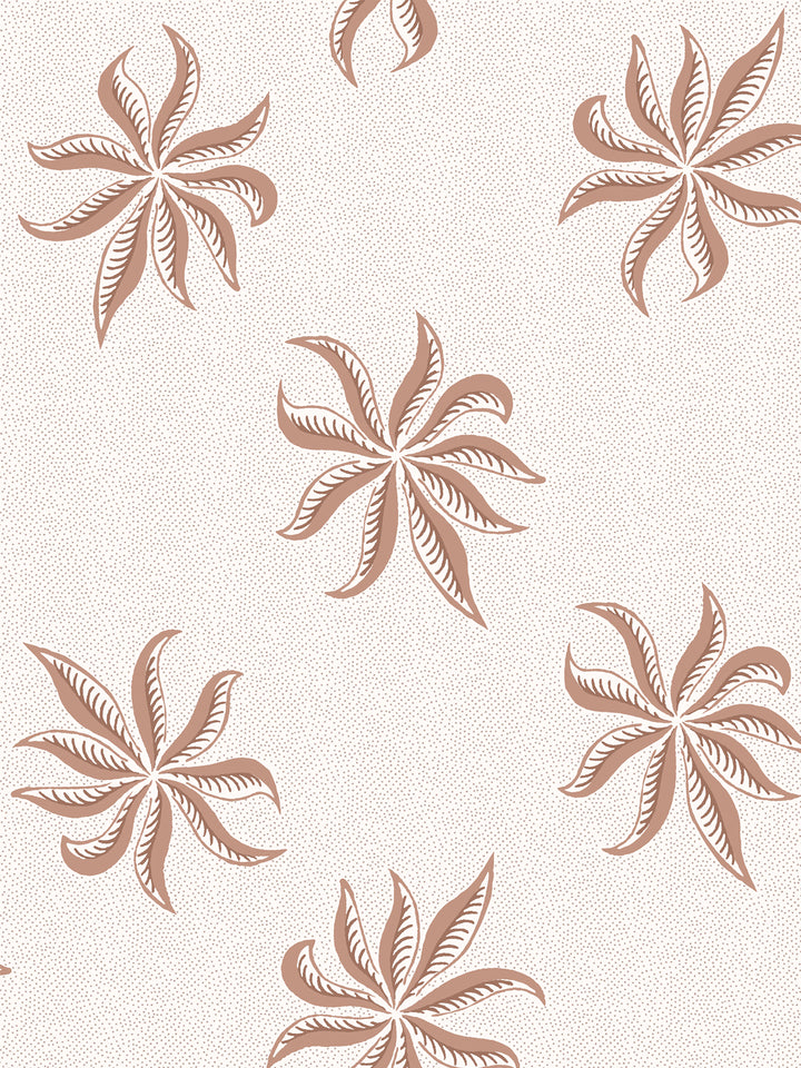'Dot Frisée' Wallpaper by Clare V. - Clay Cream