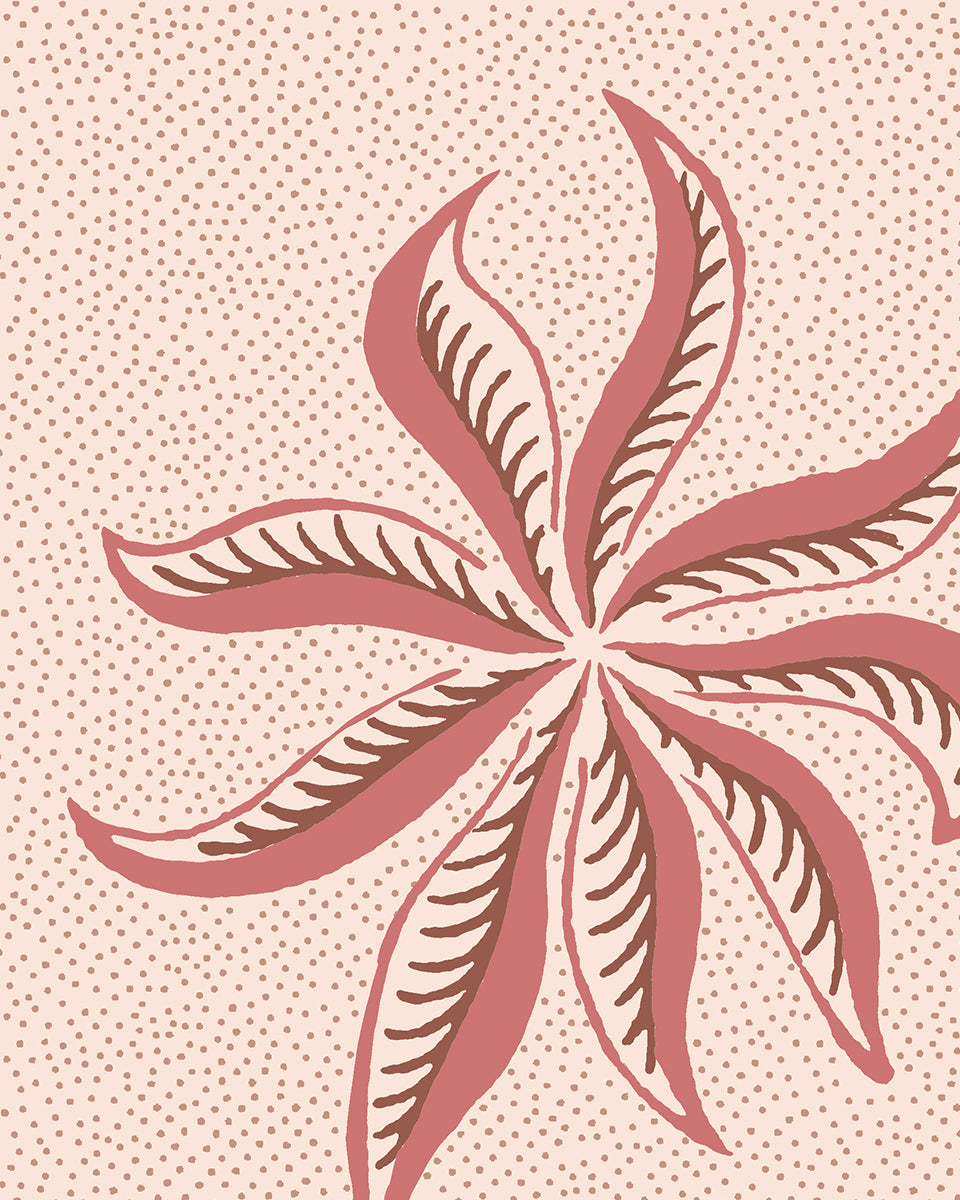 'Dot Frisée' Wallpaper by Clare V. - Rouge Petal