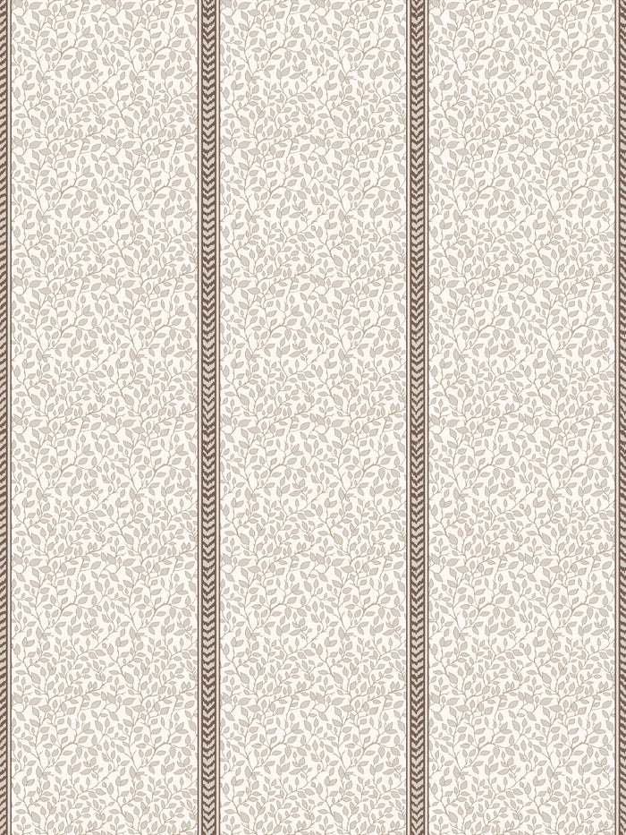 'Eden' Wallpaper by Wallshoppe - Oatmeal Dark Roast