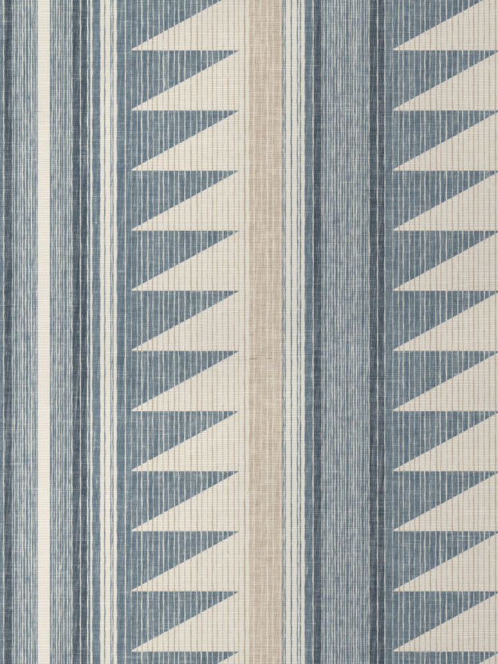 edwin stripe grasscloth wallpaper by nathan turner blue taupe