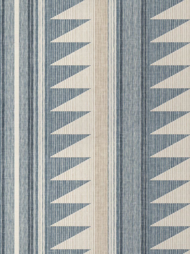 edwin stripe grasscloth wallpaper by nathan turner blue taupe