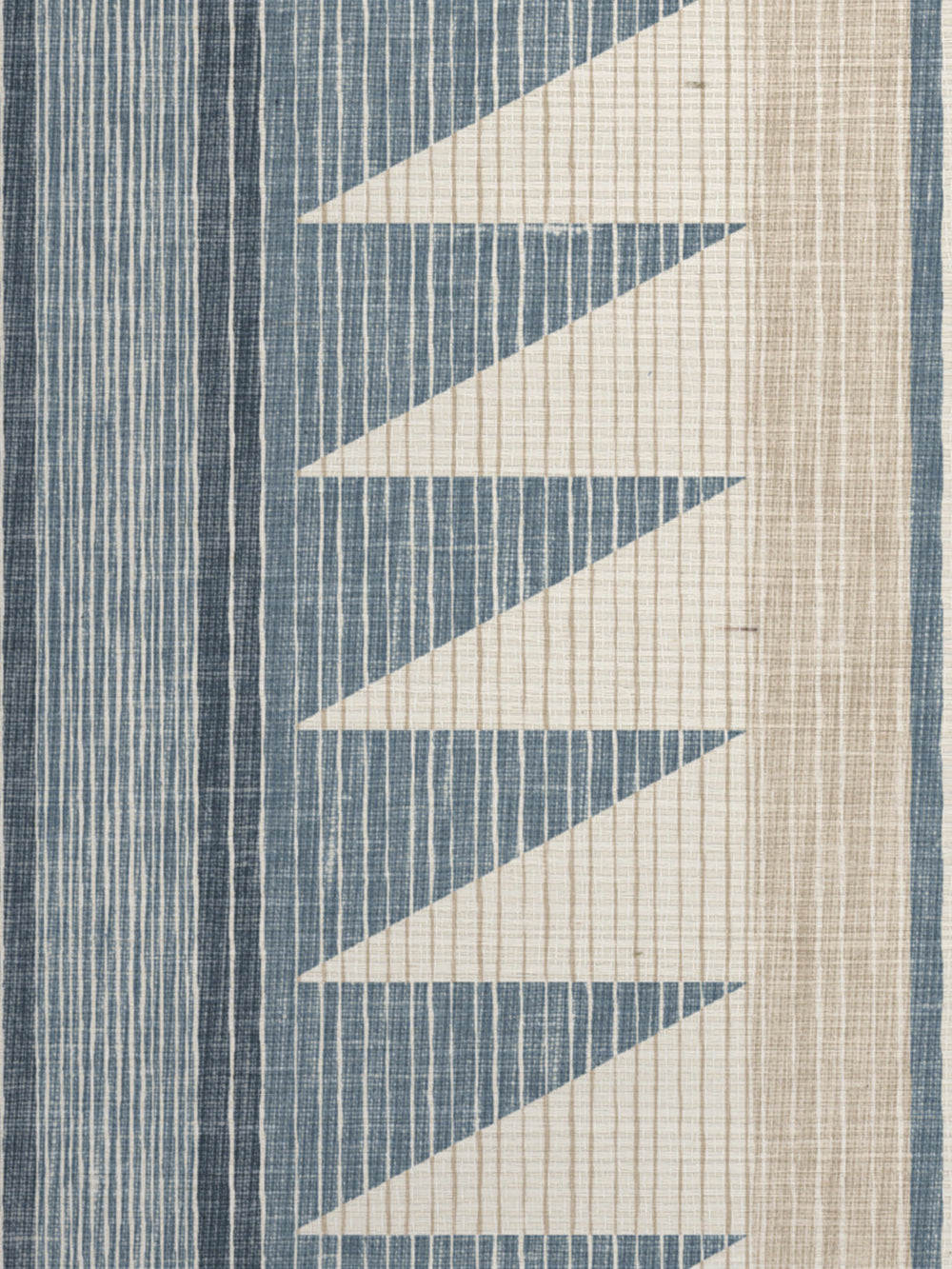 edwin stripe grasscloth wallpaper by nathan turner blue taupe