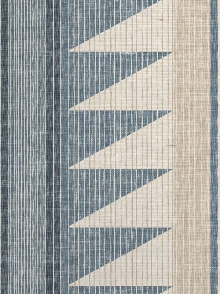 edwin stripe grasscloth wallpaper by nathan turner blue taupe
