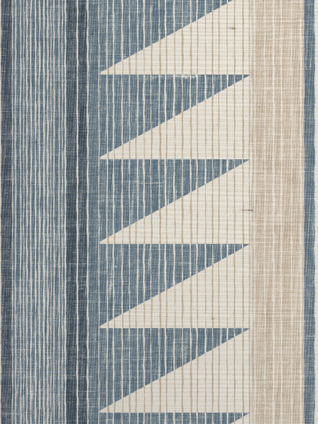 edwin stripe grasscloth wallpaper by nathan turner blue taupe