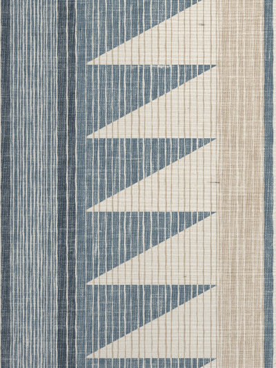 edwin stripe grasscloth wallpaper by nathan turner blue taupe