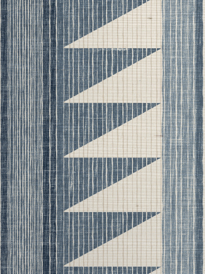 edwin stripe grasscloth wallpaper by nathan turner blue