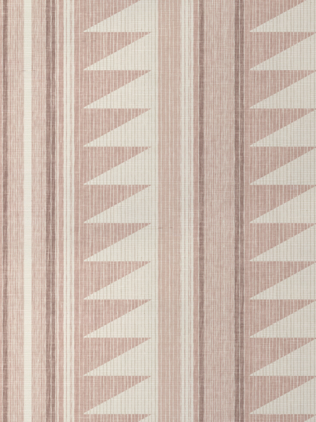 'Edwin Stripe' Grasscloth Wallpaper by Nathan Turner - Pink