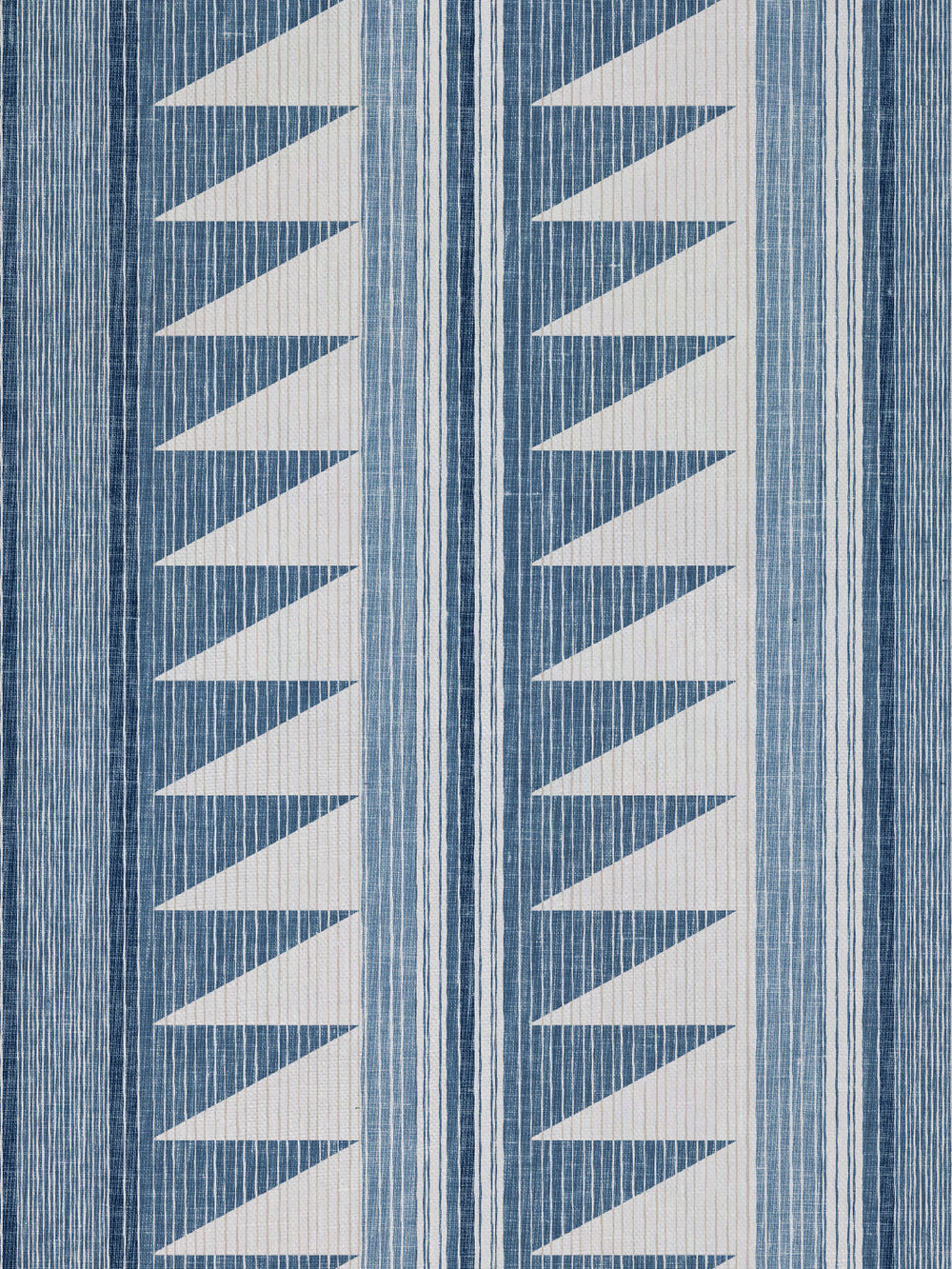 edwin stripe linen fabric by nathan turner blue