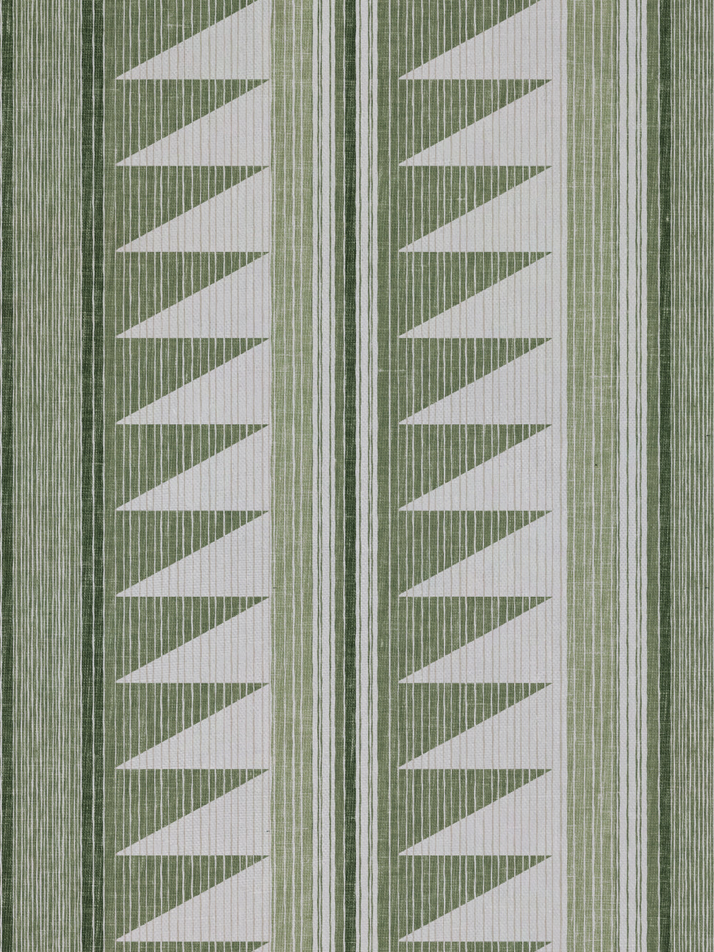 edwin stripe linen fabric by nathan turner green