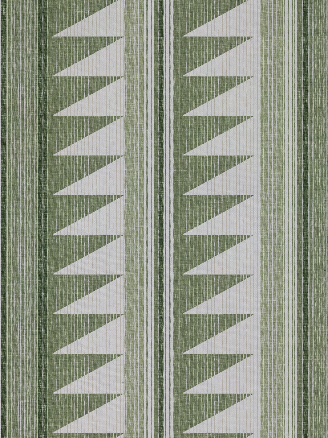 edwin stripe linen fabric by nathan turner green