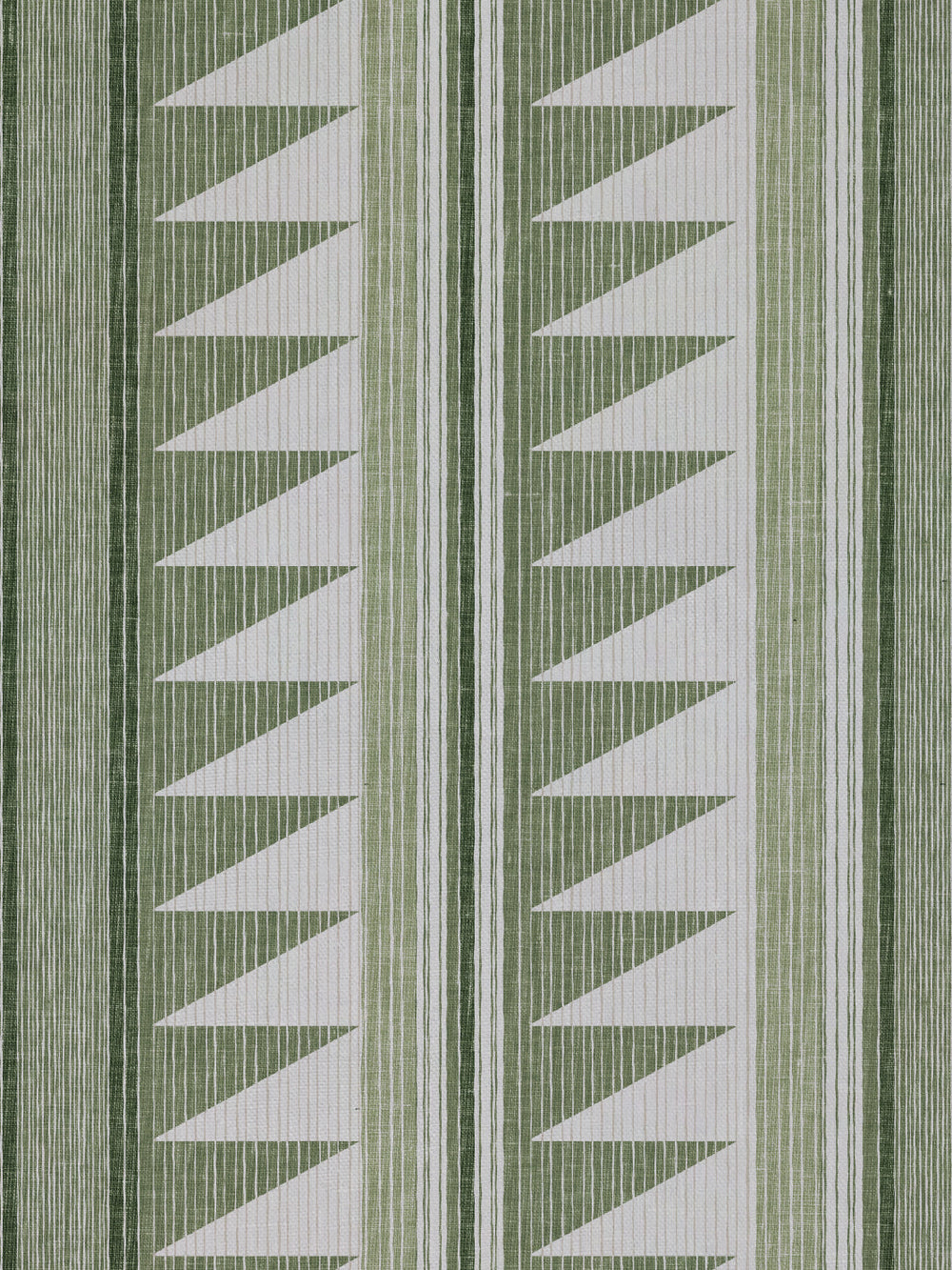 edwin stripe linen fabric by nathan turner green
