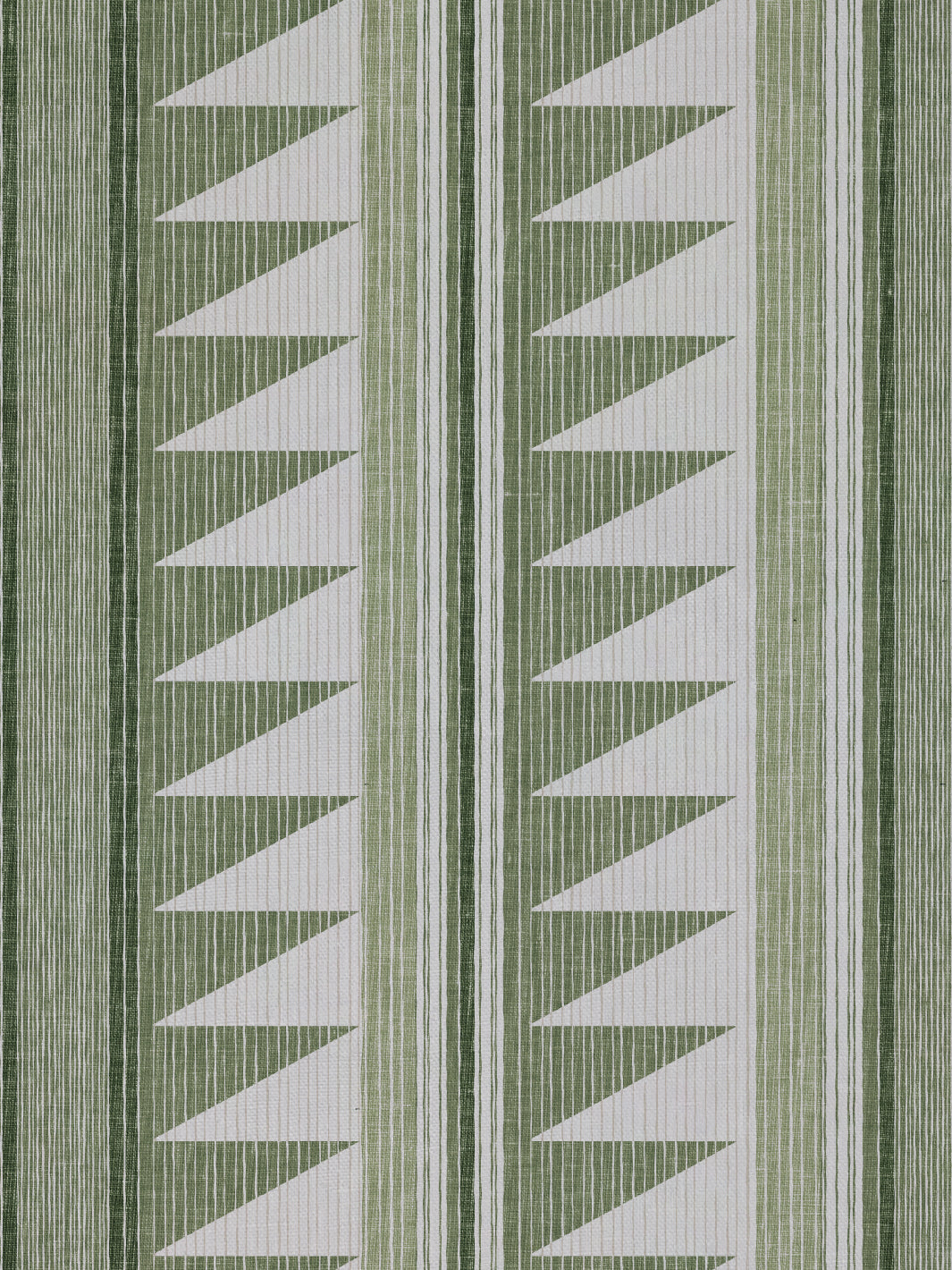 edwin stripe linen fabric by nathan turner green
