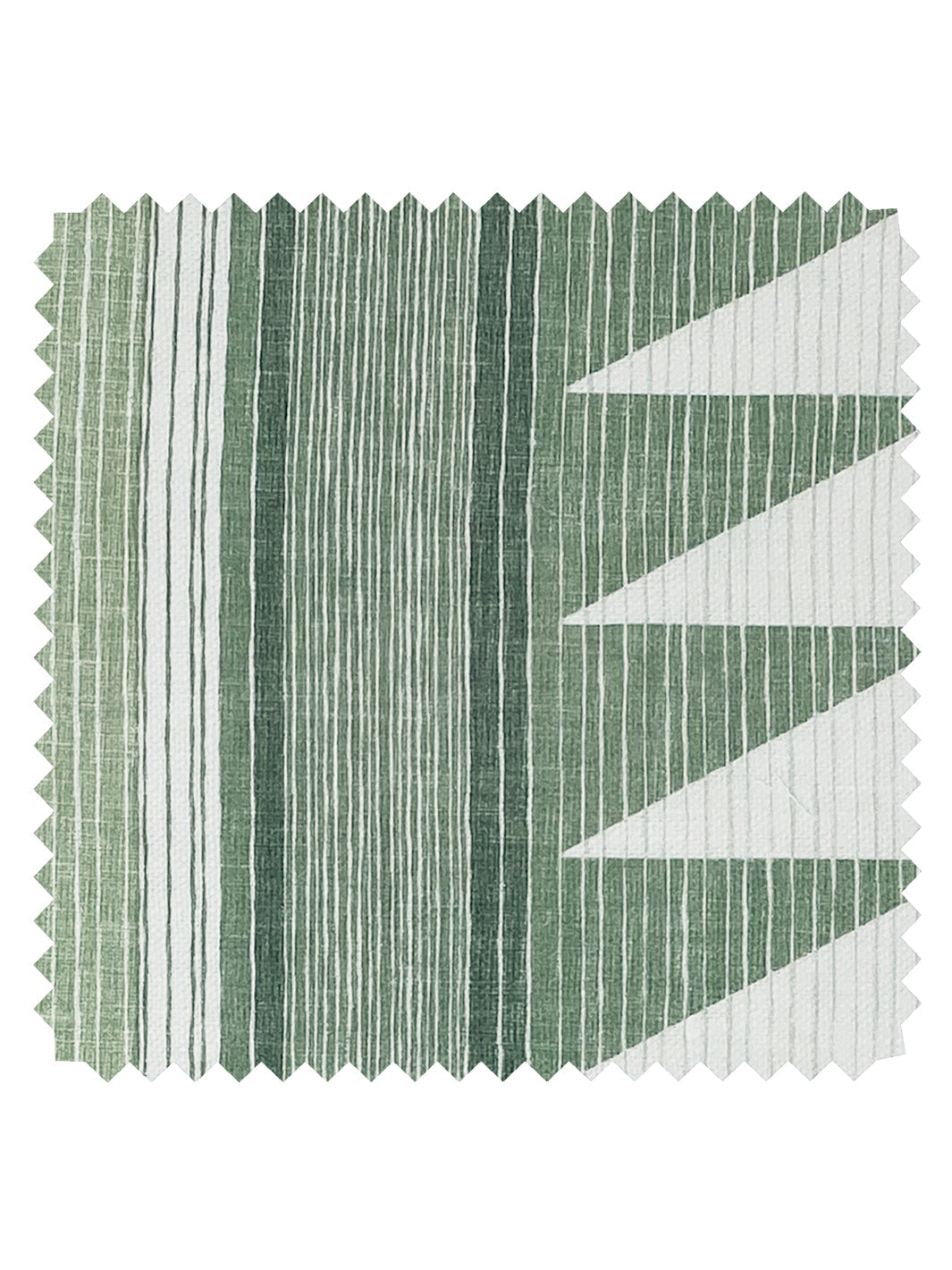 edwin stripe linen fabric by nathan turner green