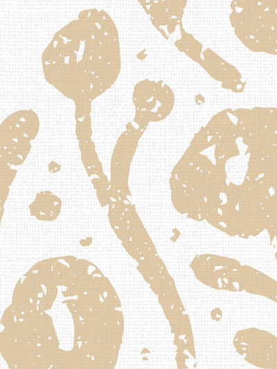 'Eleanor' Linen Fabric by Sugar Paper - Honeycomb on White