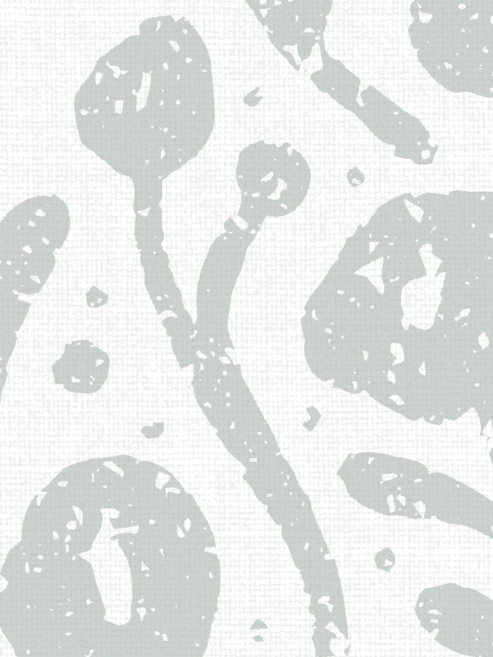 eleanor linen fabric by sugar paper silver sage on white