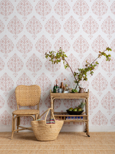 'Eleanor (White Ground)' Wallpaper by Sugar Paper - Petal