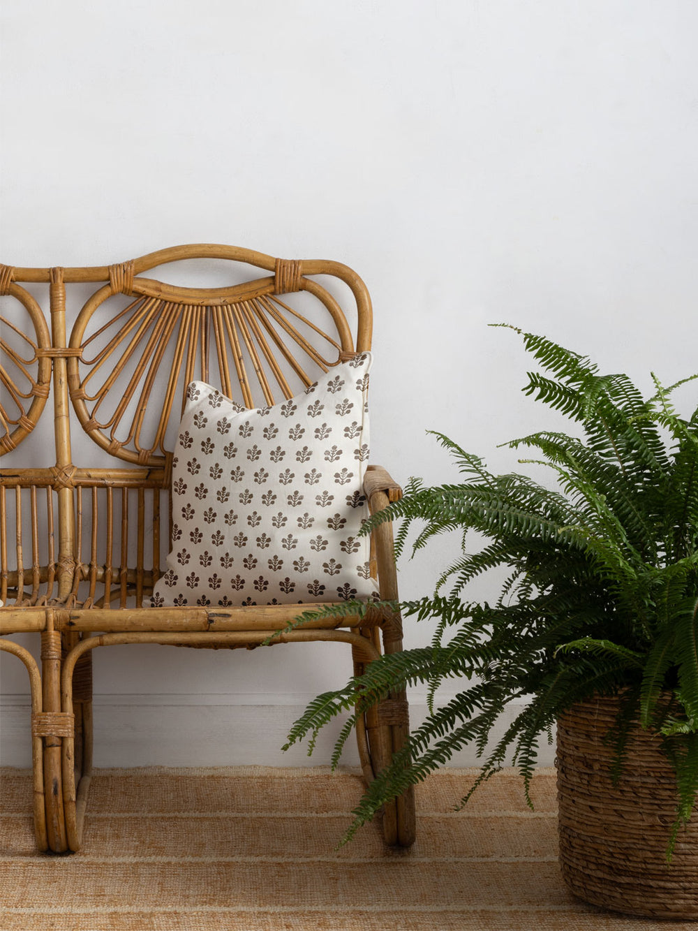 ensley linen fabric by sugar paper fawn on white