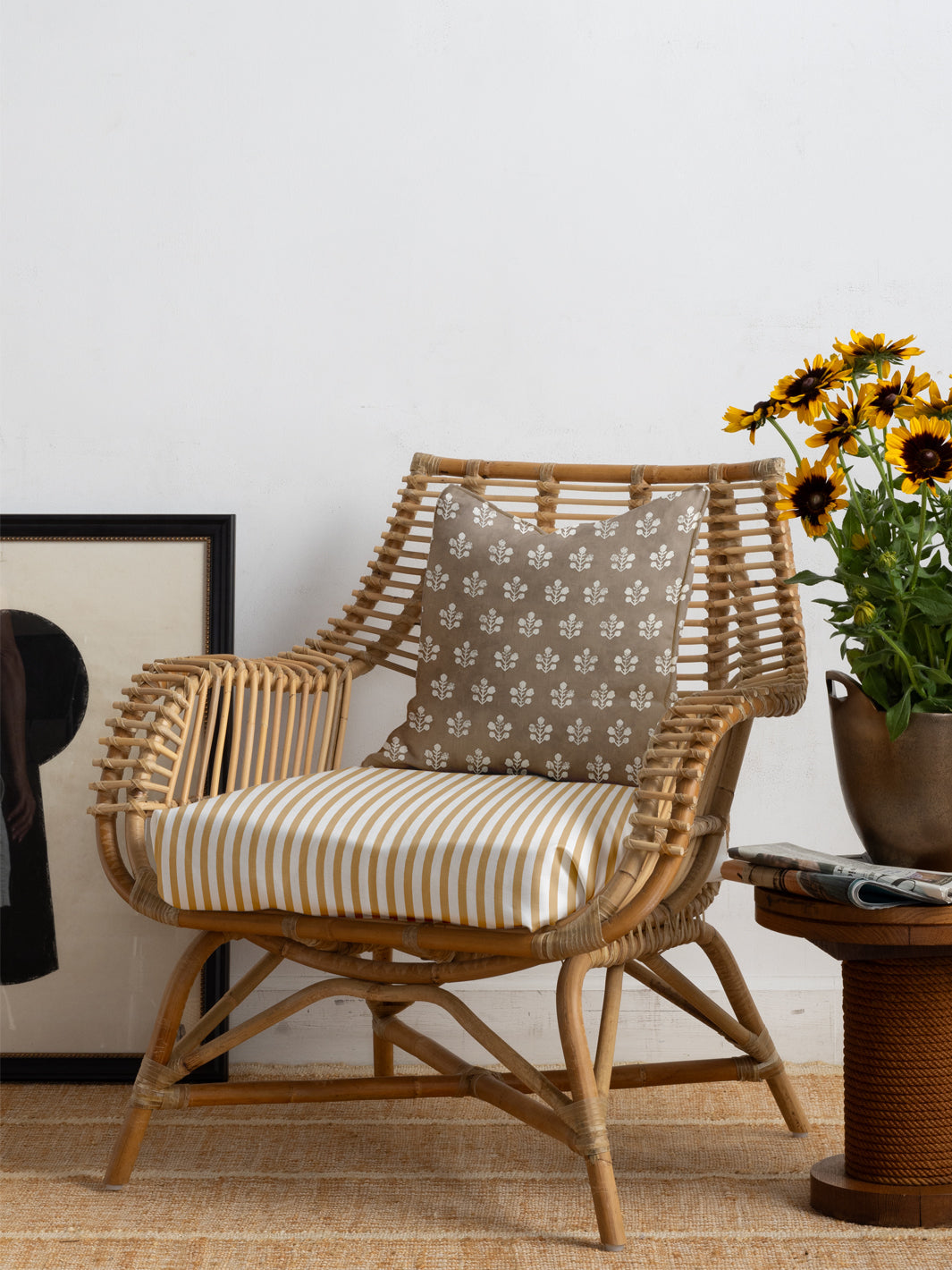 ensley linen fabric by sugar paper fawn