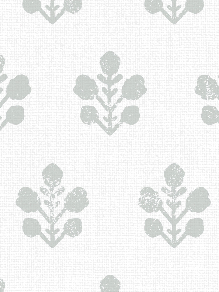 ensley linen fabric by sugar paper silver sage on white