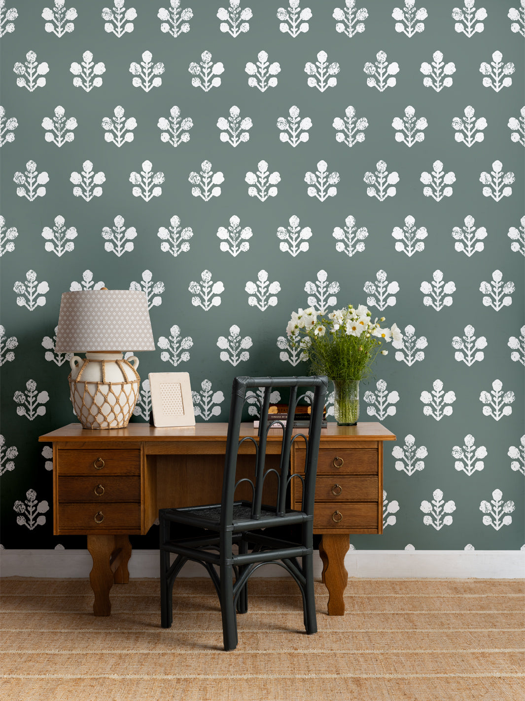 'Ensley Large' Wallpaper by Sugar Paper - Forest