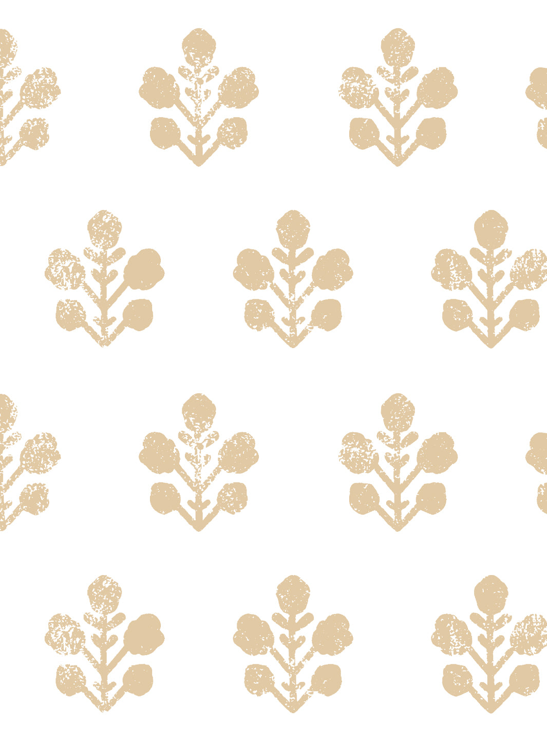 'Ensley Large (White Ground)' Wallpaper by Sugar Paper - Honeycomb
