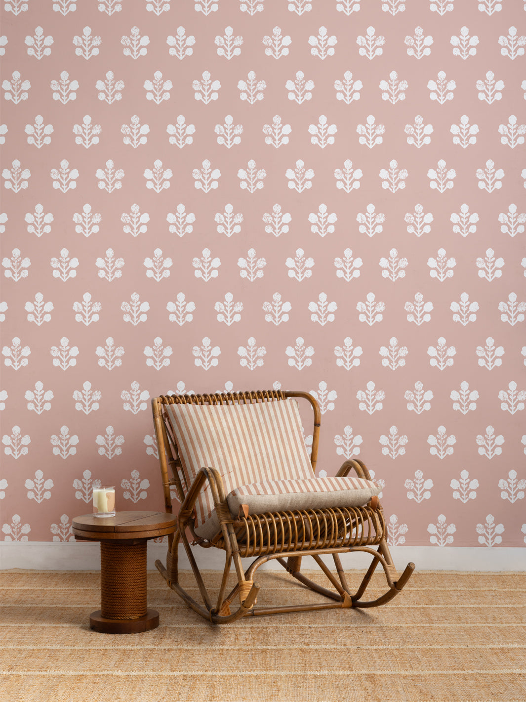 'Ensley Large' Wallpaper by Sugar Paper - Rose