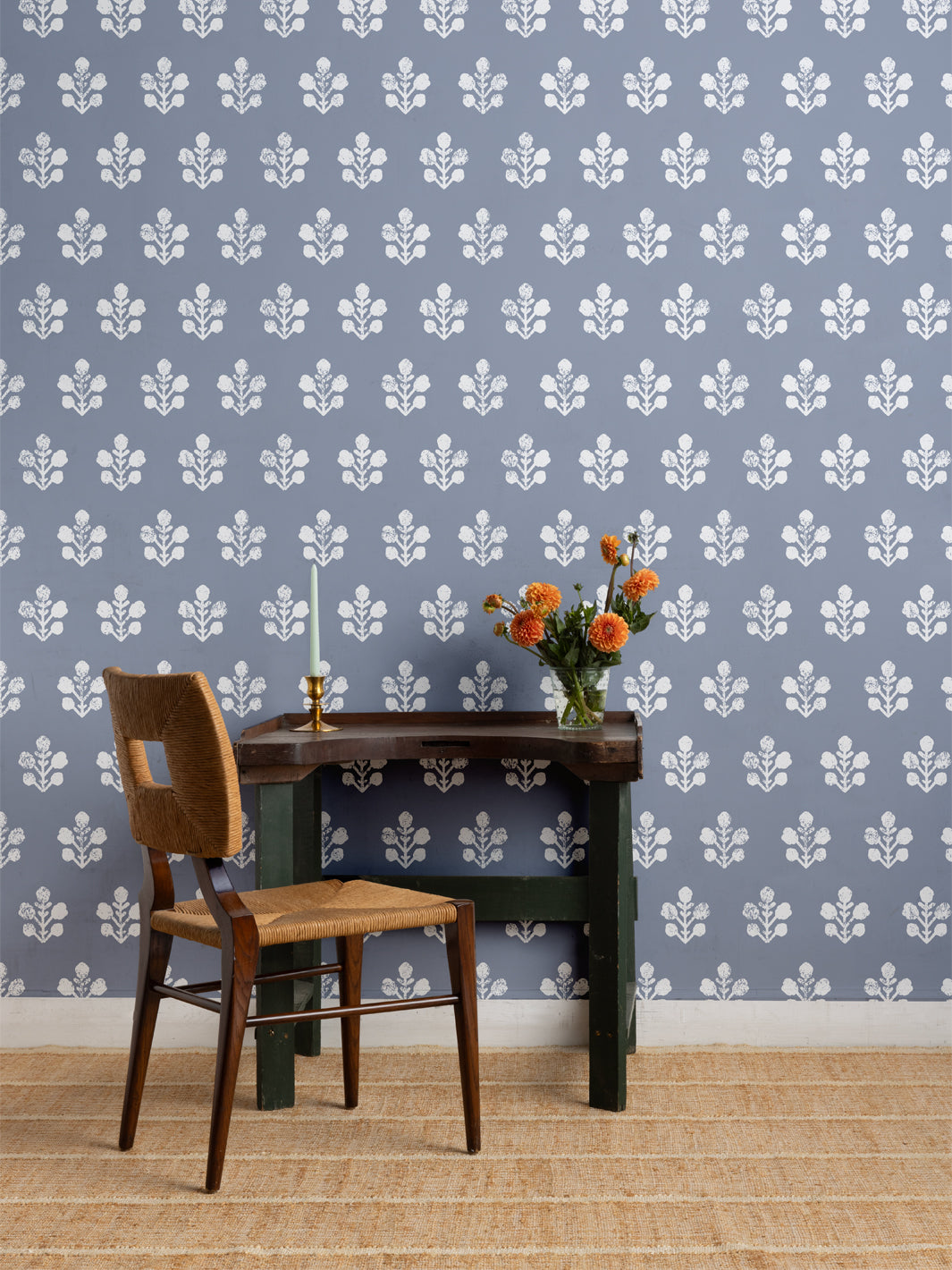 'Ensley Large' Wallpaper by Sugar Paper - Slate