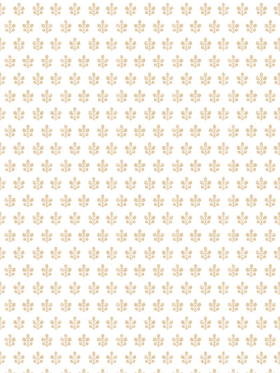 'Ensley Petite (White Ground)' Wallpaper by Sugar Paper - Honeycomb