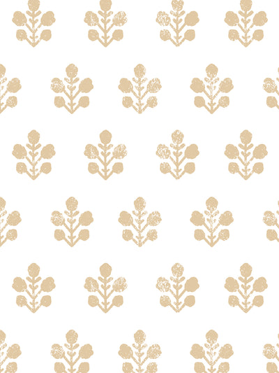 'Ensley Petite (White Ground)' Wallpaper by Sugar Paper - Honeycomb