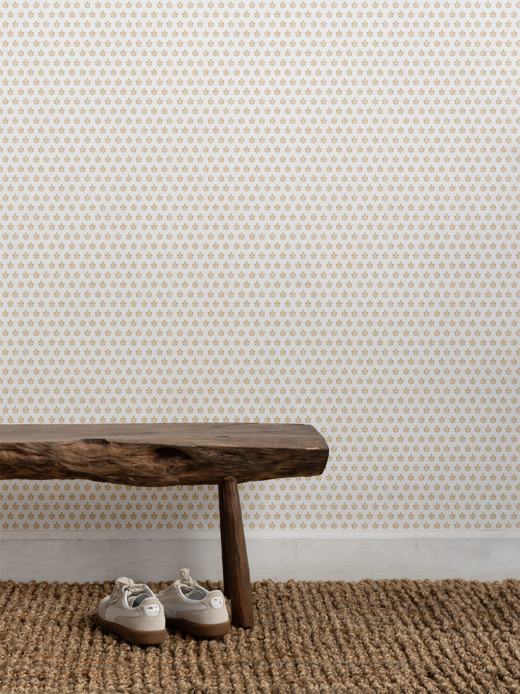 'Ensley Petite (White Ground)' Wallpaper by Sugar Paper - Honeycomb