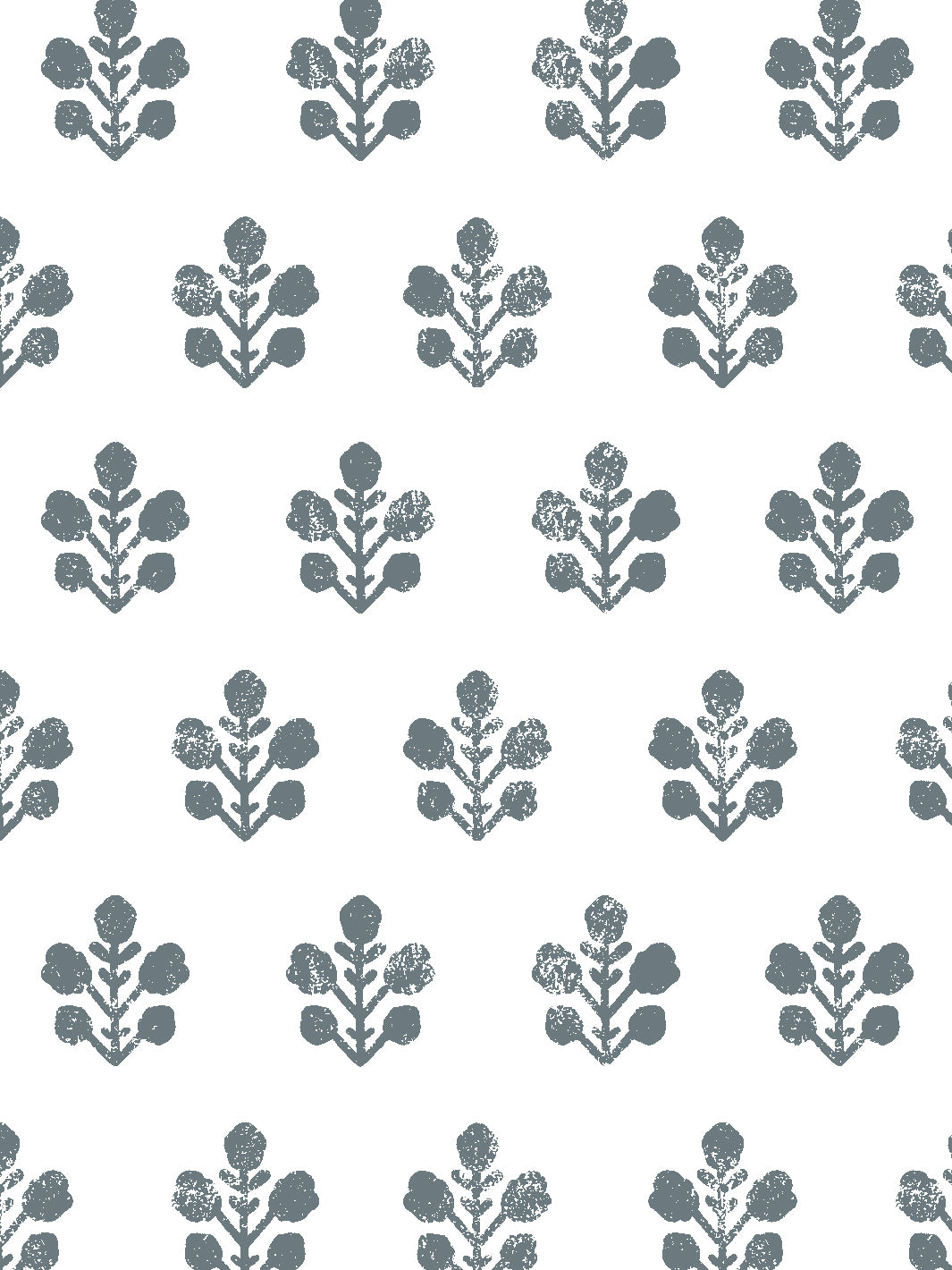 'Ensley Petite (White Ground)' Wallpaper by Sugar Paper - Ocean