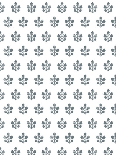 'Ensley (White Ground)' Wallpaper by Sugar Paper - Ocean