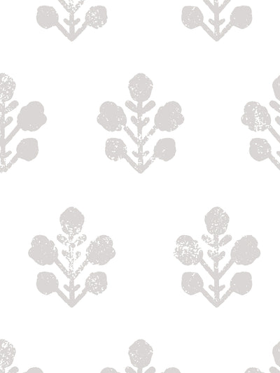 'Ensley (White Ground)' Wallpaper by Sugar Paper - Stone