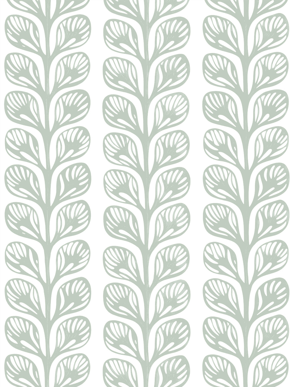 'Evergreen Stripe' Grasscloth Wallpaper by Wallshoppe - Sage - Design