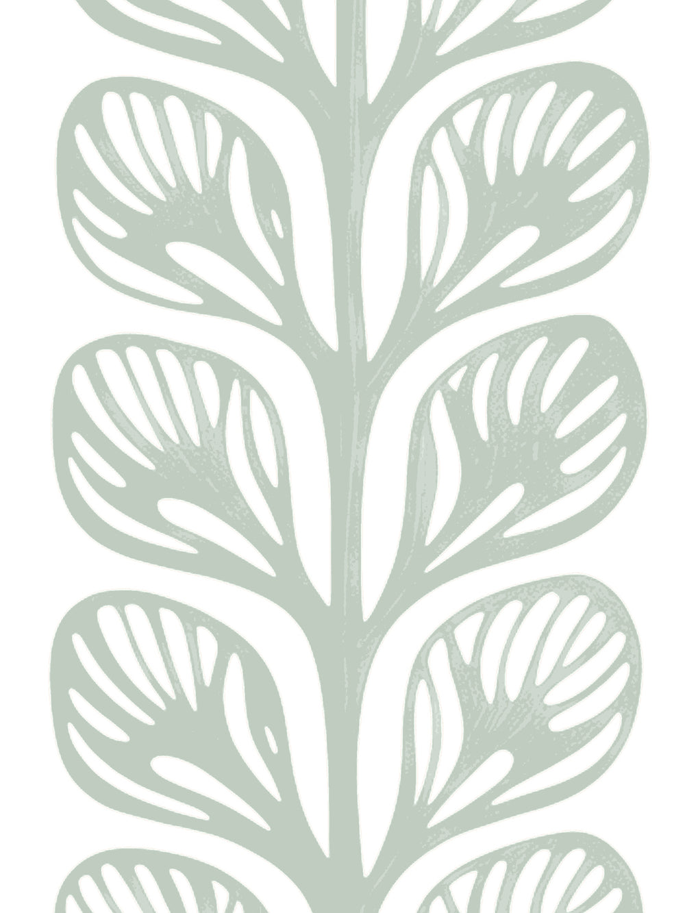 'Evergreen Stripe' Grasscloth Wallpaper by Wallshoppe - Sage - Detail