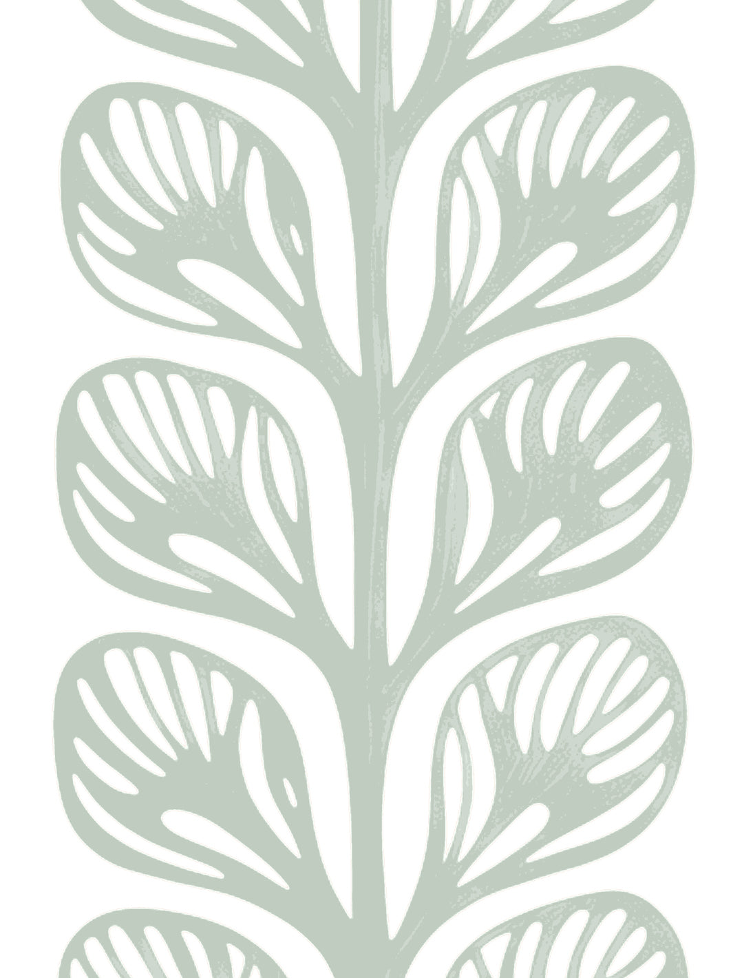 'Evergreen Stripe' Grasscloth Wallpaper by Wallshoppe - Sage - Detail