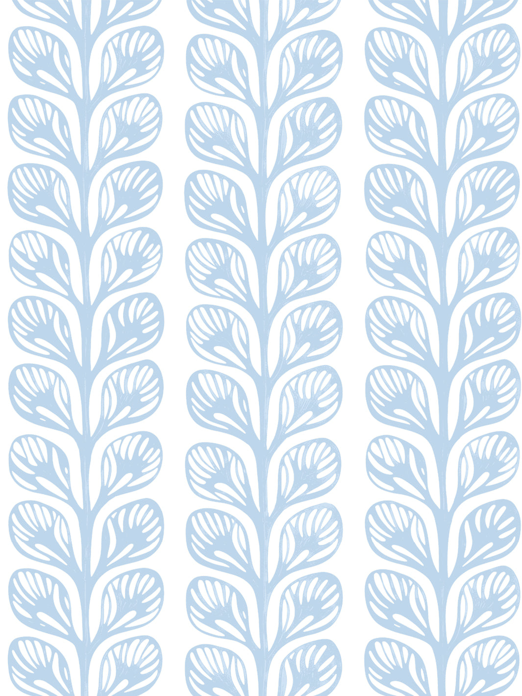 'Evergreen Stripe' Grasscloth Wallpaper by Wallshoppe - Sky - Design