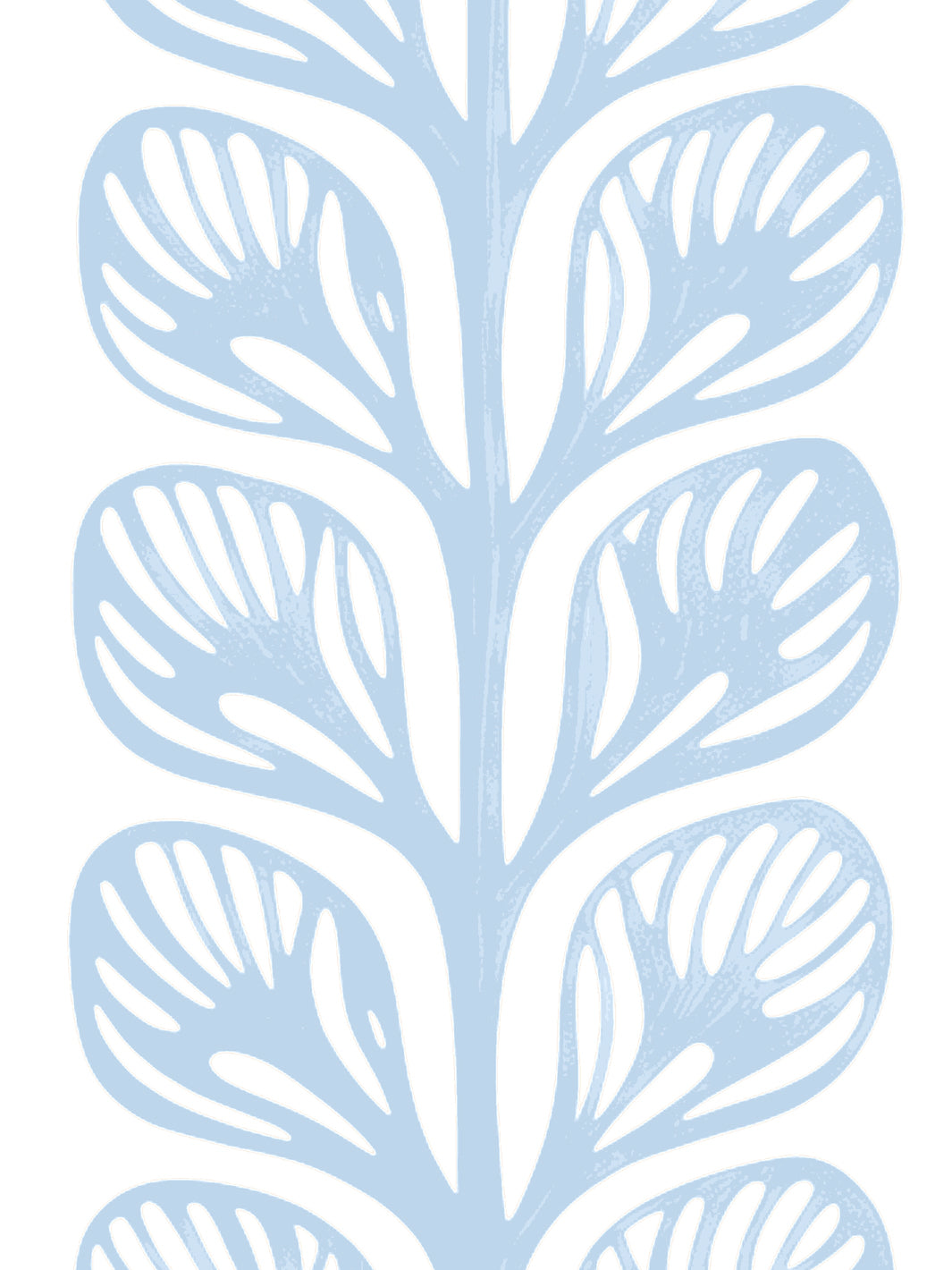 'Evergreen Stripe' Grasscloth Wallpaper by Wallshoppe - Sky - Detail