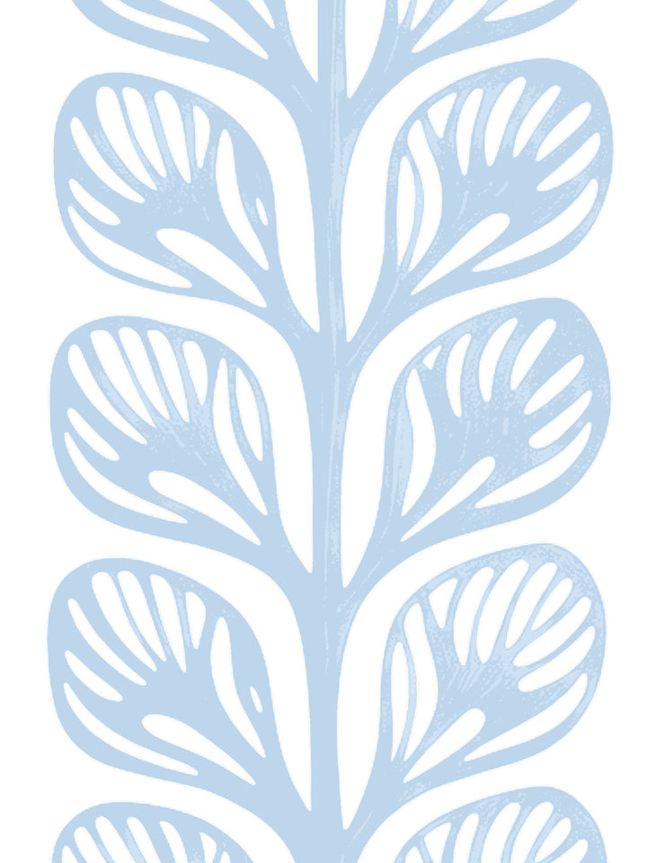 'Evergreen Stripe' Grasscloth Wallpaper by Wallshoppe - Sky - Detail