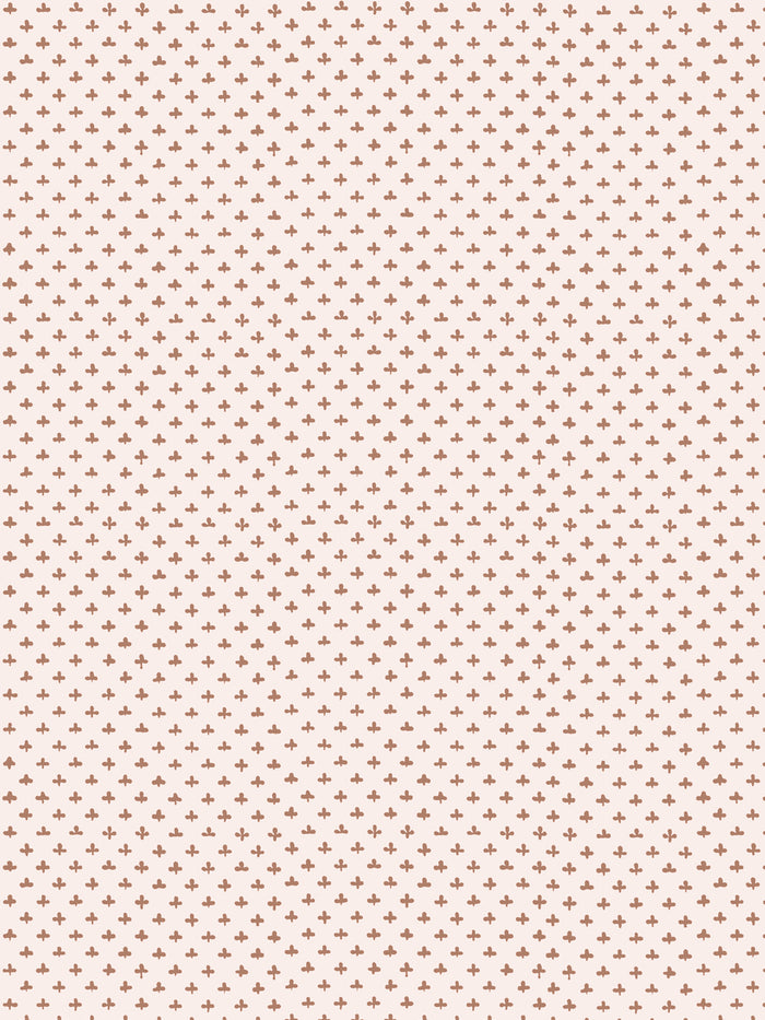 'Fleur de Lis' Wallpaper by Clare V. - Clay Petal