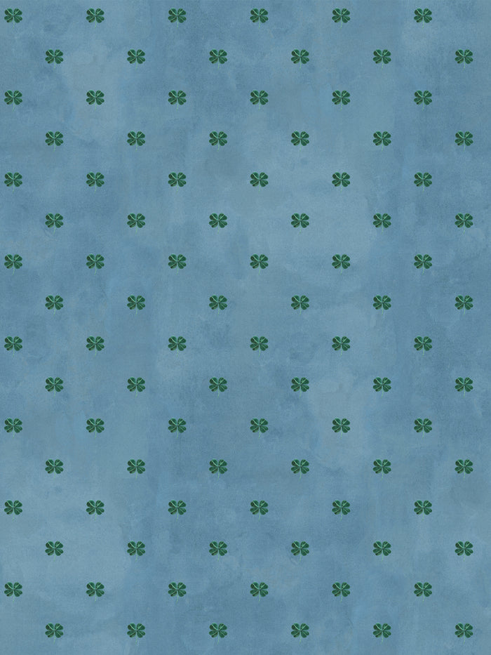 'Four Leaf Clover' Wallpaper by Mary Maguire - Cadet