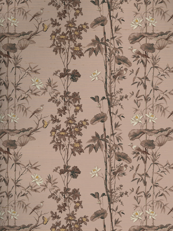 'Freedom' Grasscloth Wallpaper by Flint Wood & Hicks - Latte