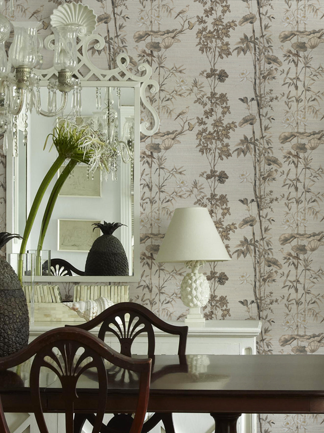 'Freedom' Grasscloth Wallpaper by Flint Wood & Hicks - Beige