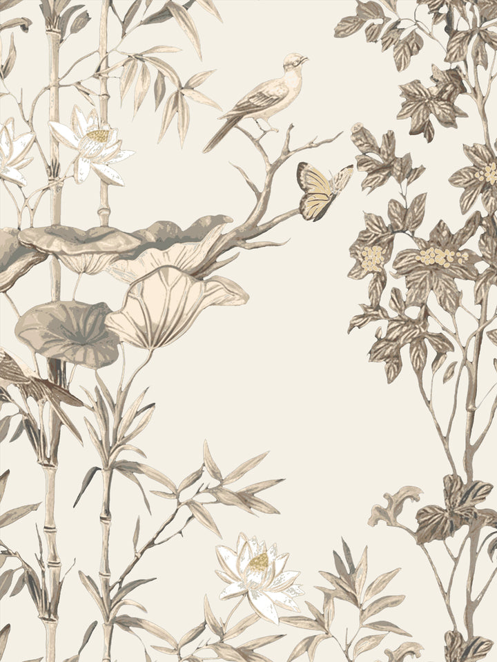 'Freedom' Wallpaper by Flint Wood & Hicks - Beige