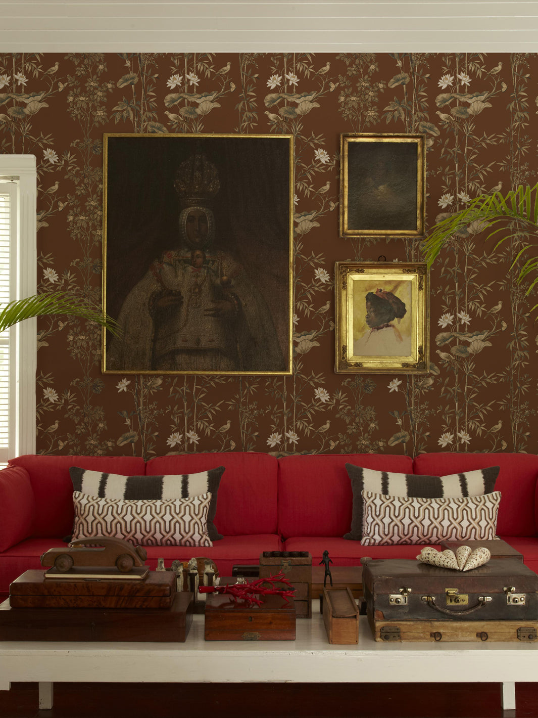 'Freedom' Wallpaper by Flint Wood & Hicks - Caramel