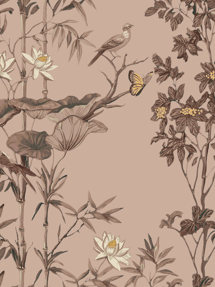 'Freedom' Wallpaper by Flint Wood & Hicks - Latte