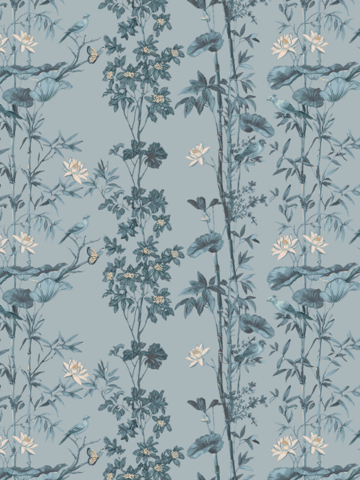 'Freedom' Wallpaper by Flint Wood & Hicks - Morning Fog