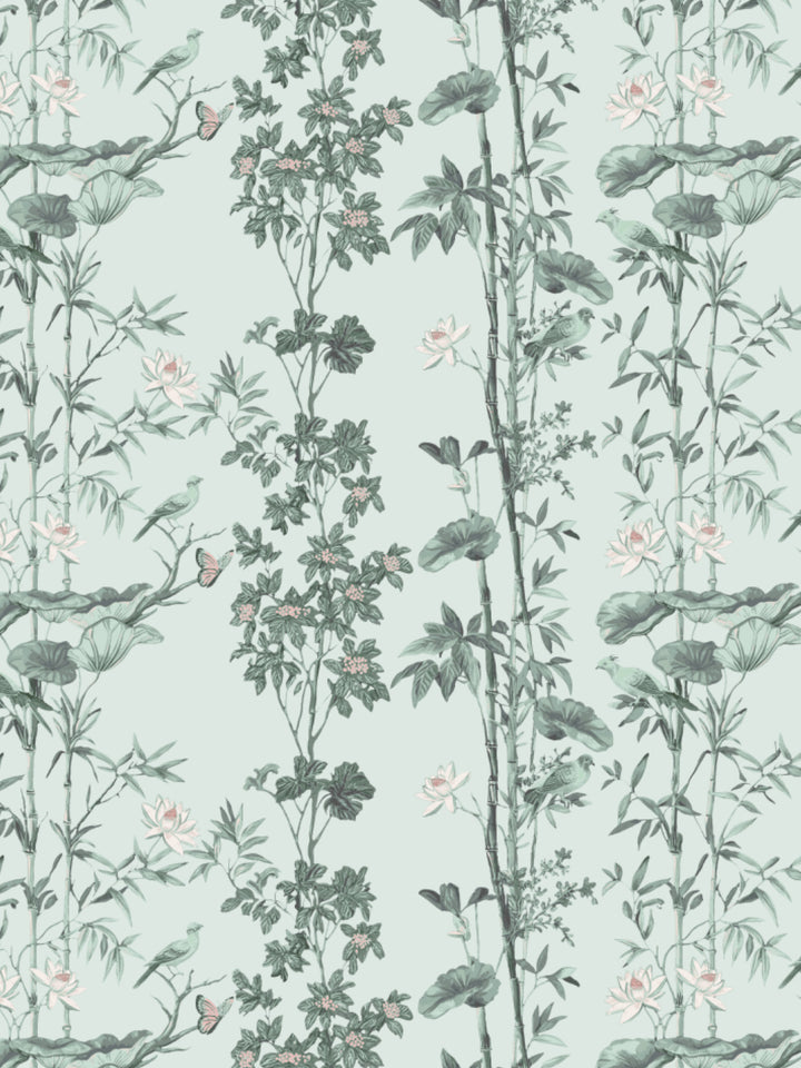 'Freedom' Wallpaper by Flint Wood & Hicks - Pale Green